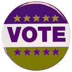 vote-purple and gold